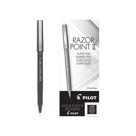 Pilot MARKER, RAZOR POINT II, BK 11009